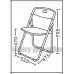A-F005 彩色膠摺椅 (A115)